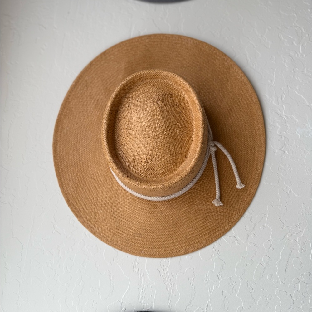 GIGI PIP Tan Wide Brim Hat